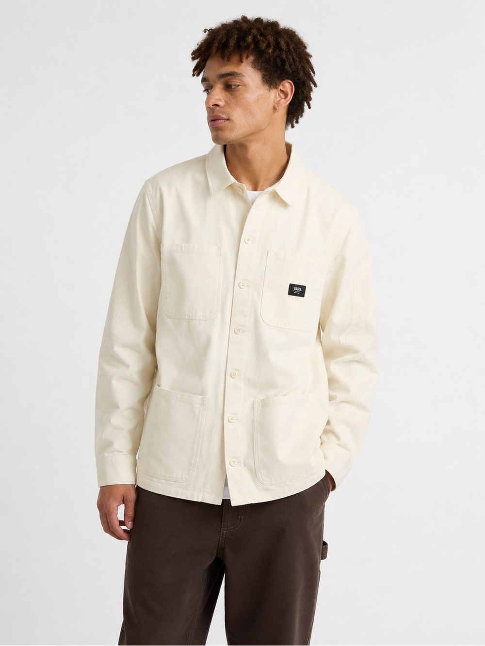 NWT Vans Men's Bayview Cotton Shirt Jacket - Speedpearl